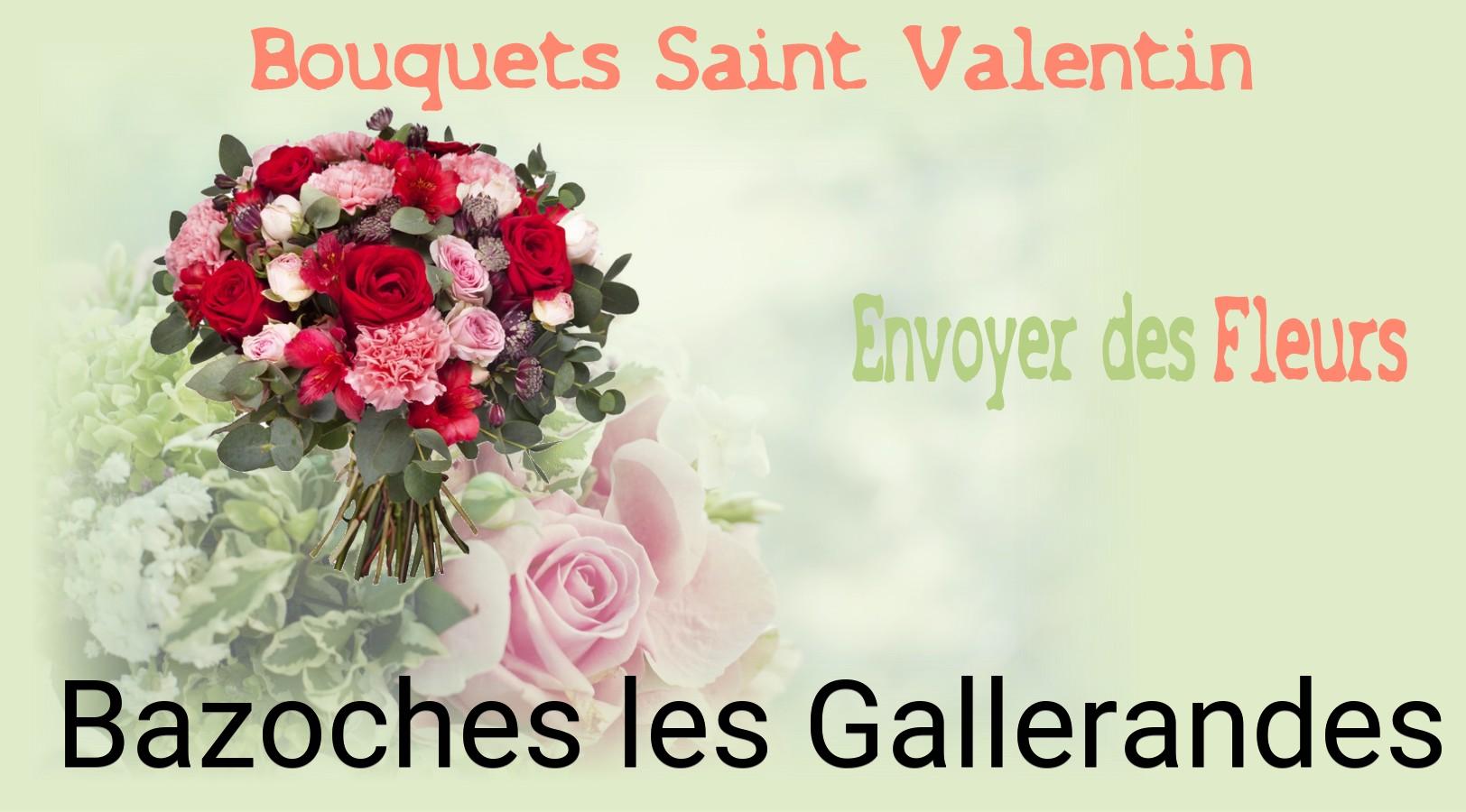 Roses de Saint-Valentin livrées à Bazoches-les-Gallerandes